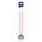 Beistle 33" Beads with Semiquincentennial Medallions, 3ct.
